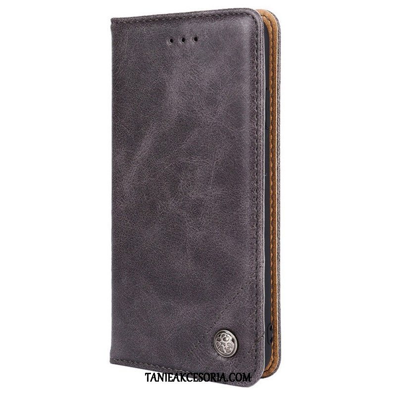 Etui Na Telefon do Xiaomi Redmi Note 11 Pro / 11 Pro 5G Etui Folio Stylowy Skórzany Nit