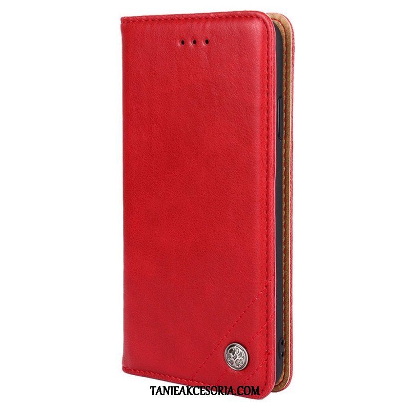 Etui Na Telefon do Xiaomi Redmi Note 11 Pro / 11 Pro 5G Etui Folio Stylowy Skórzany Nit