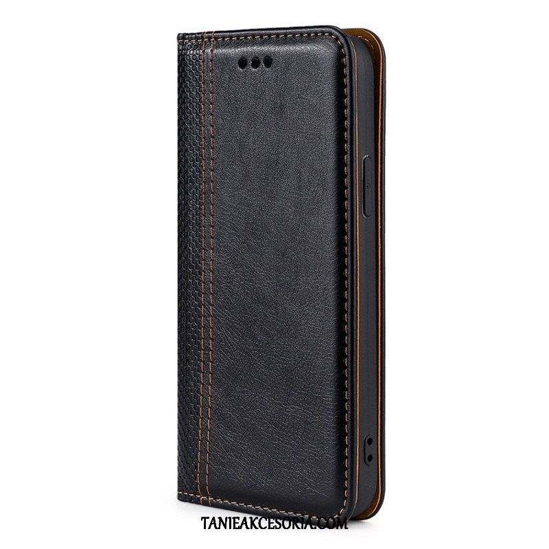 Etui Na Telefon do Xiaomi Redmi Note 11 Pro / 11 Pro 5G Etui Folio Teksturowany Efekt Skóry