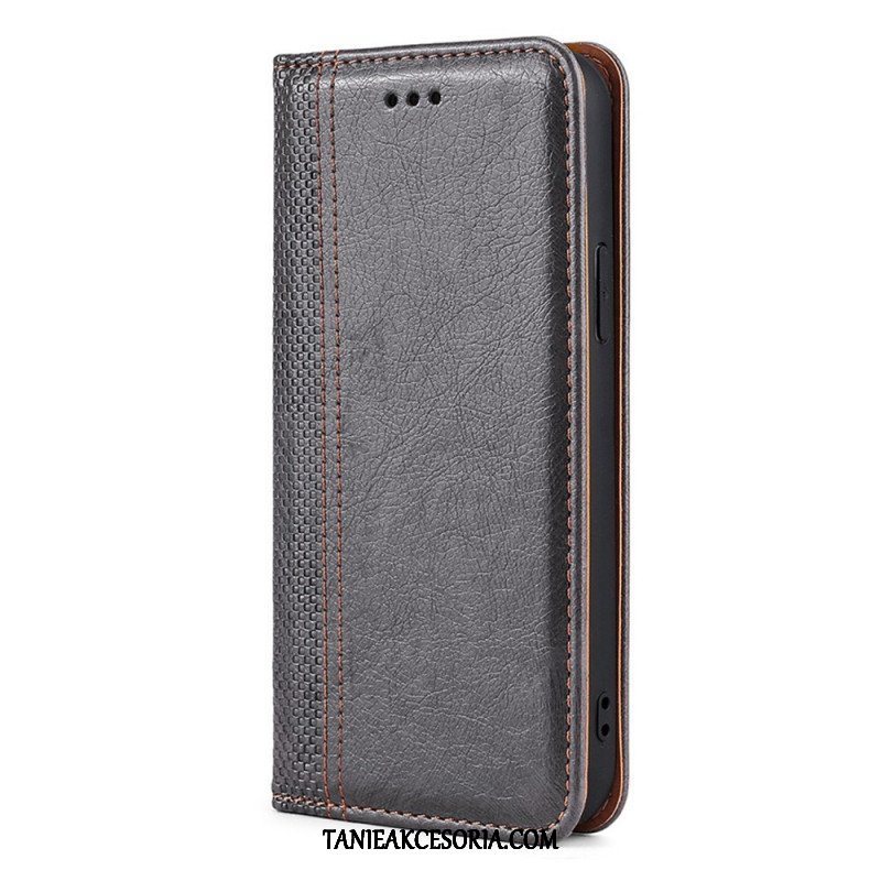 Etui Na Telefon do Xiaomi Redmi Note 11 Pro / 11 Pro 5G Etui Folio Teksturowany Efekt Skóry