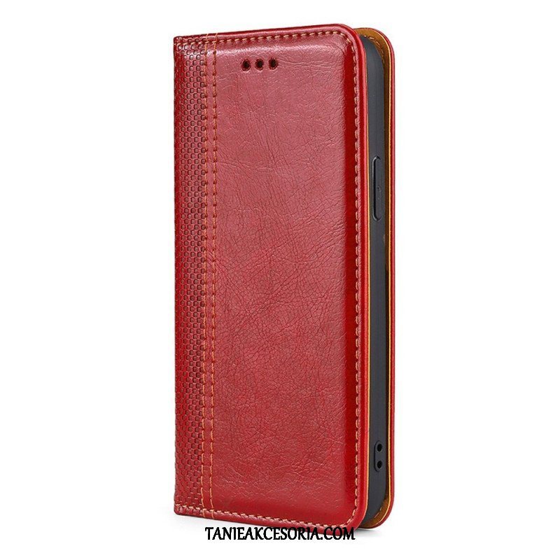 Etui Na Telefon do Xiaomi Redmi Note 11 Pro / 11 Pro 5G Etui Folio Teksturowany Efekt Skóry