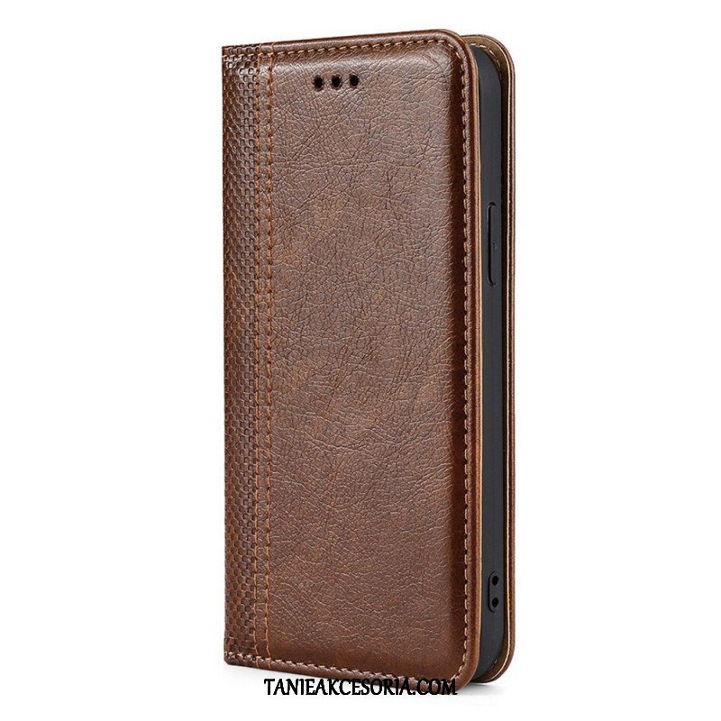 Etui Na Telefon do Xiaomi Redmi Note 11 Pro / 11 Pro 5G Etui Folio Teksturowany Efekt Skóry