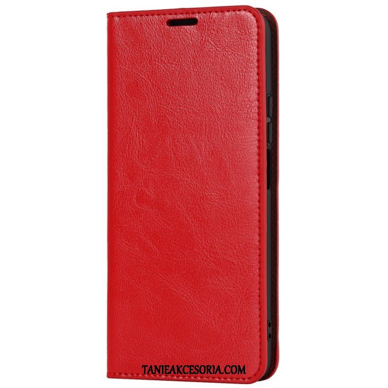 Etui Na Telefon do Xiaomi Redmi Note 11 Pro Plus 5G Etui Folio Prawdziwa Skóra