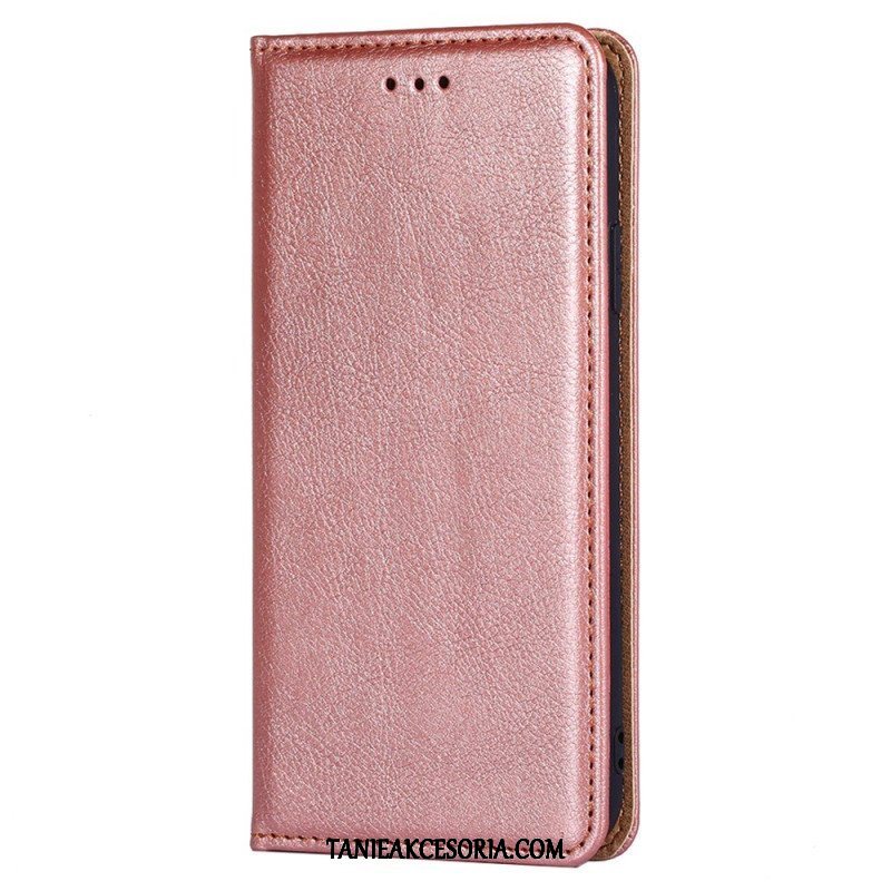 Etui Na Telefon do Xiaomi Redmi Note 12 Pro Plus Etui Folio Przeszycia Ze Sztucznej Skóry