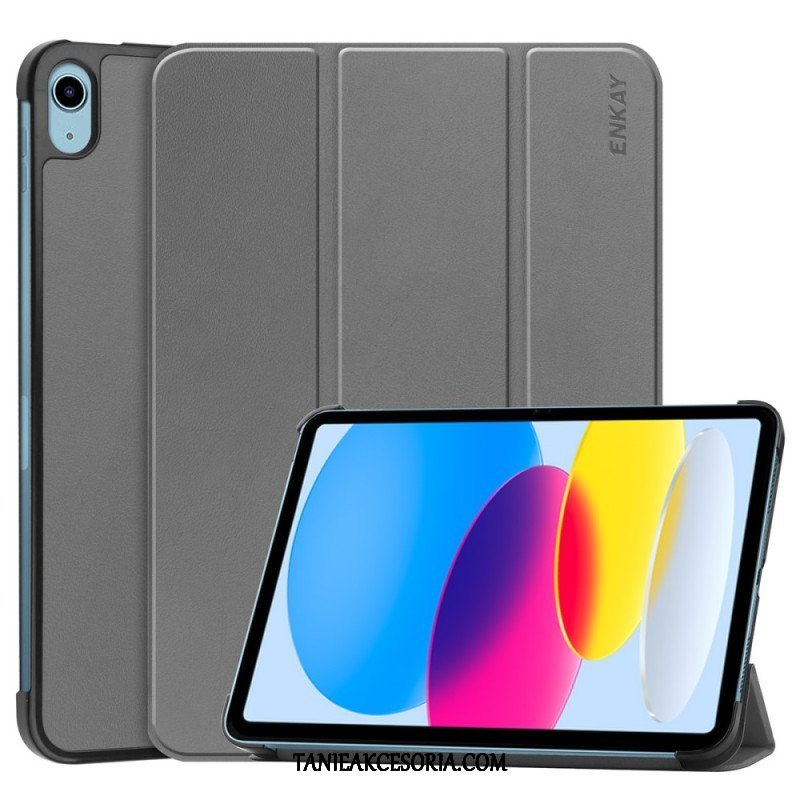 Etui Na Telefon do iPad 10.9" (2022) Sztuczna Skóra Enkay