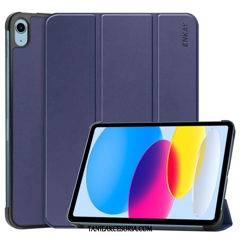 Etui Na Telefon do iPad 10.9" (2022) Sztuczna Skóra Enkay