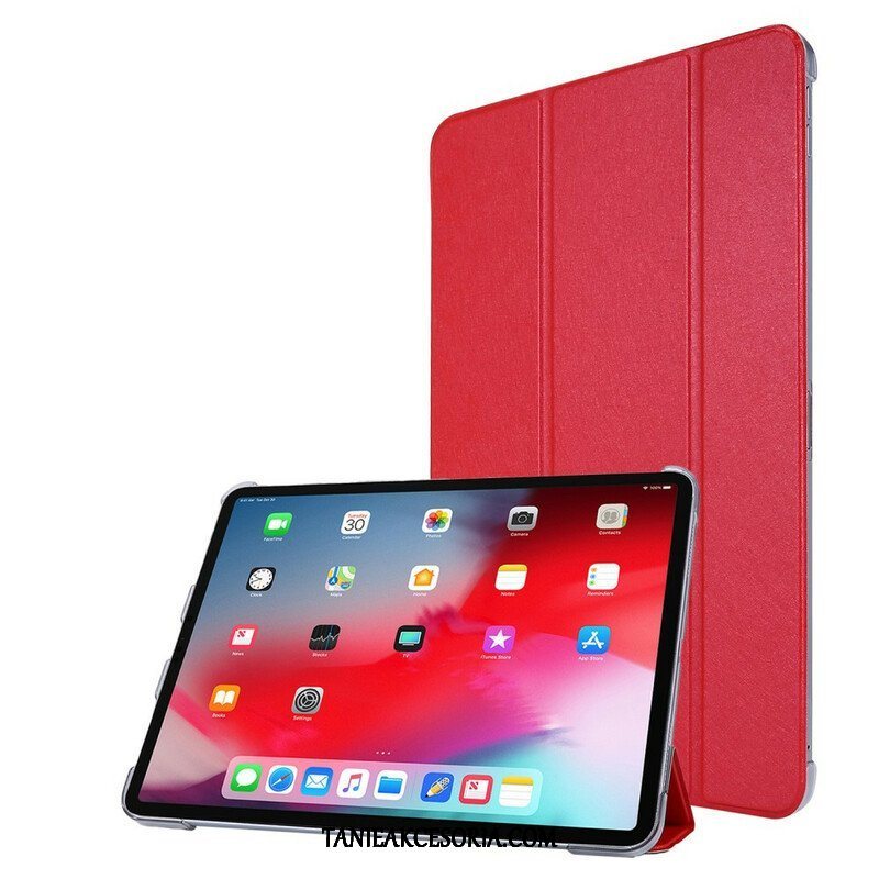 Etui Na Telefon do iPad Pro 12.9" (2022) Jedwabna Tekstura Sztucznej Skóry