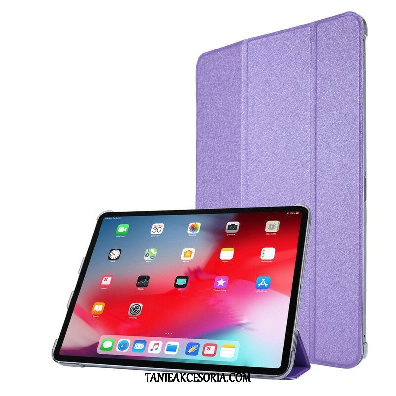 Etui Na Telefon do iPad Pro 12.9" (2022) Jedwabna Tekstura Sztucznej Skóry