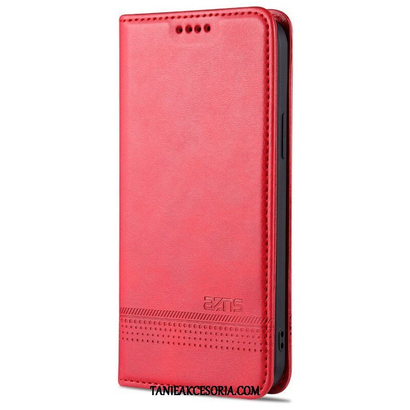 Etui Na Telefon do iPhone 13 Pro Etui Folio Stylizacja Skóry Azns