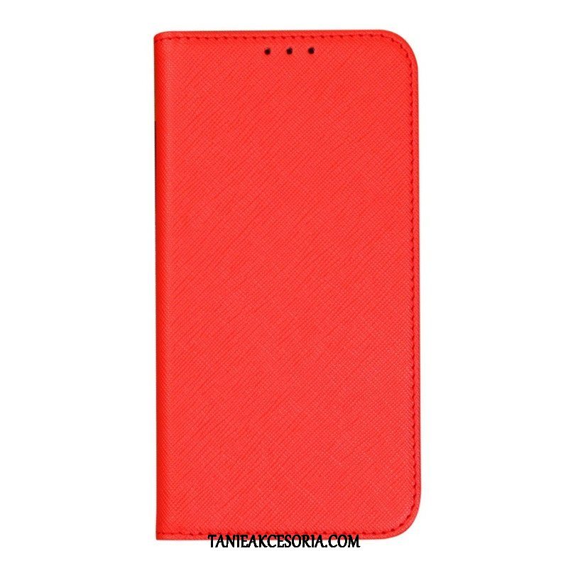 Etui Na Telefon do iPhone 14 Etui Folio Teksturowane