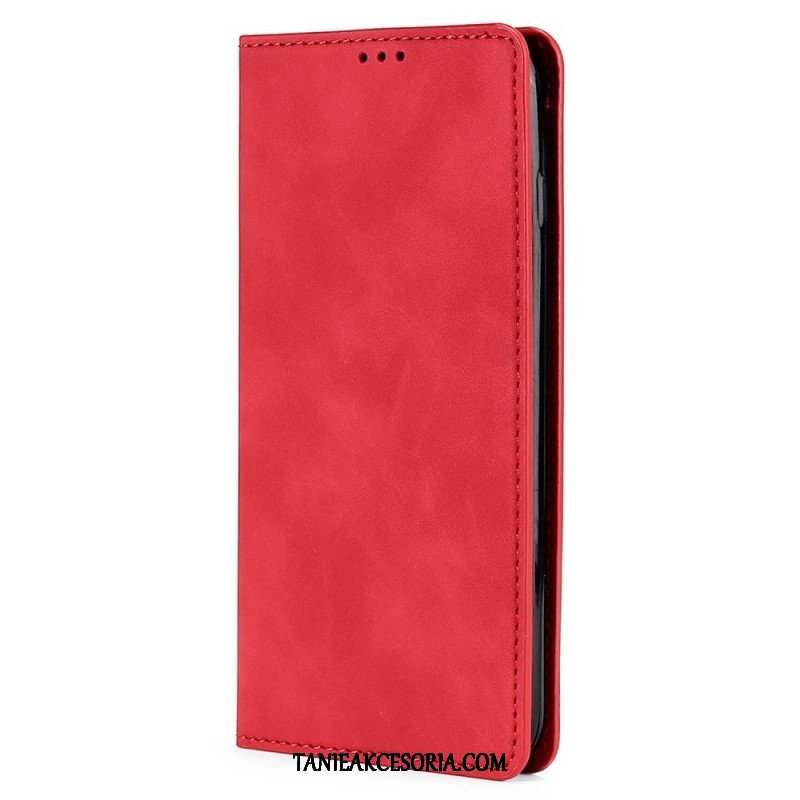 Etui Na Telefon do iPhone 14 Plus Etui Folio Elegancja Ze Sztucznej Skóry