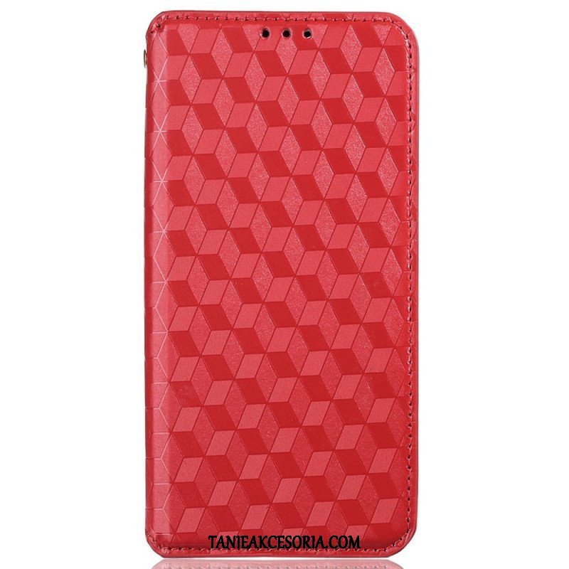 Etui Na Telefon do iPhone 14 Pro Max Etui Folio Tekstura 3d