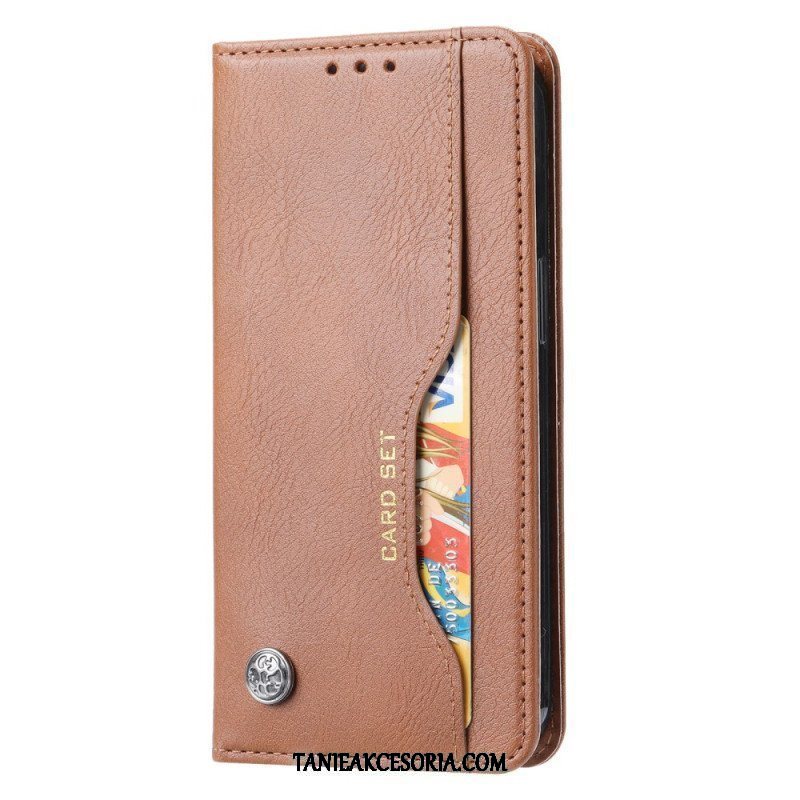 Etui Na Telefon do iPhone 15 Etui Folio Zestaw Kart