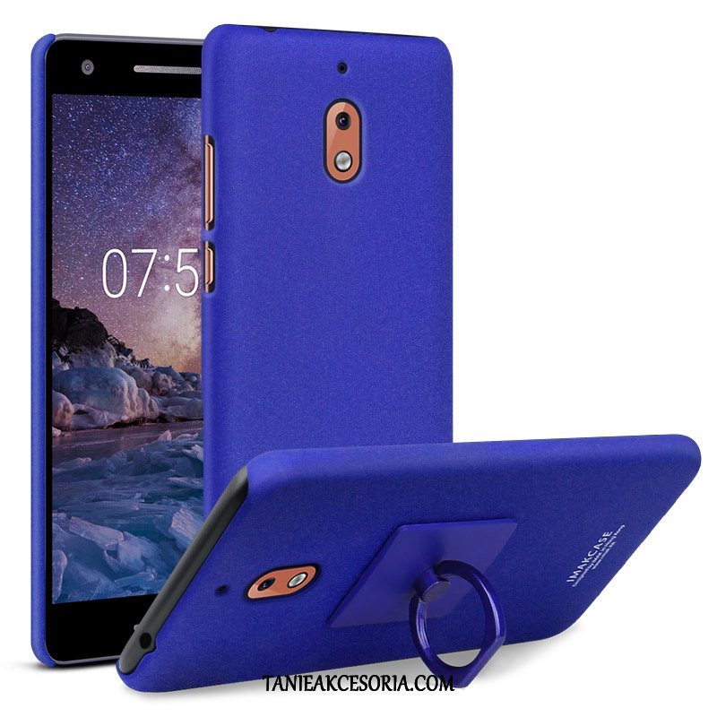 Etui Nokia 2.1 Nubuku Telefon Komórkowy Anti-fall, Pokrowce Nokia 2.1 Denim Ring Ciemno