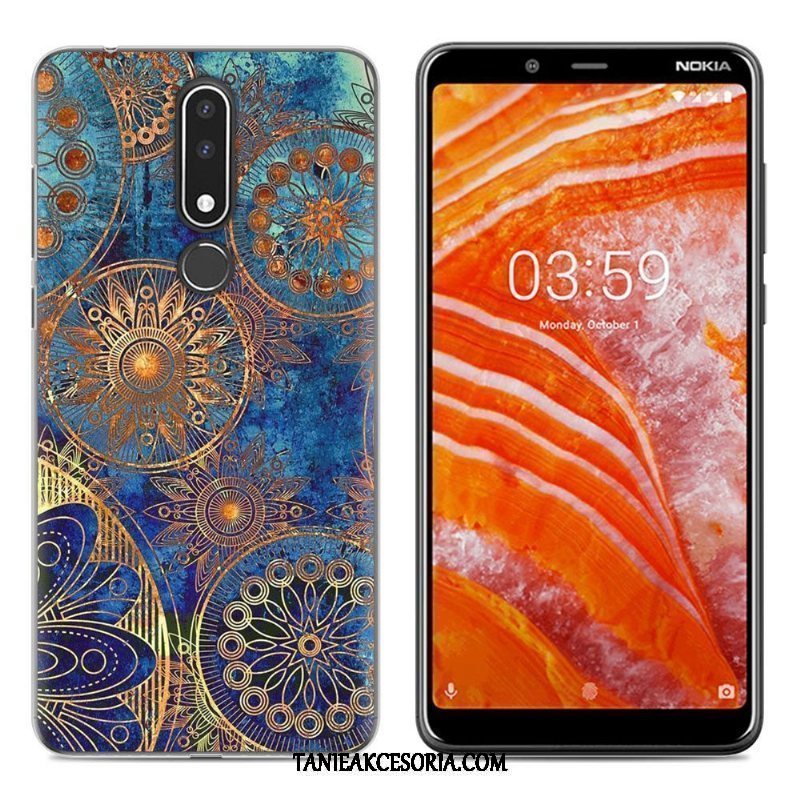 Etui Nokia 3.1 Plus Kolor Proste Kreskówka, Futerał Nokia 3.1 Plus Telefon Komórkowy All Inclusive Zielony