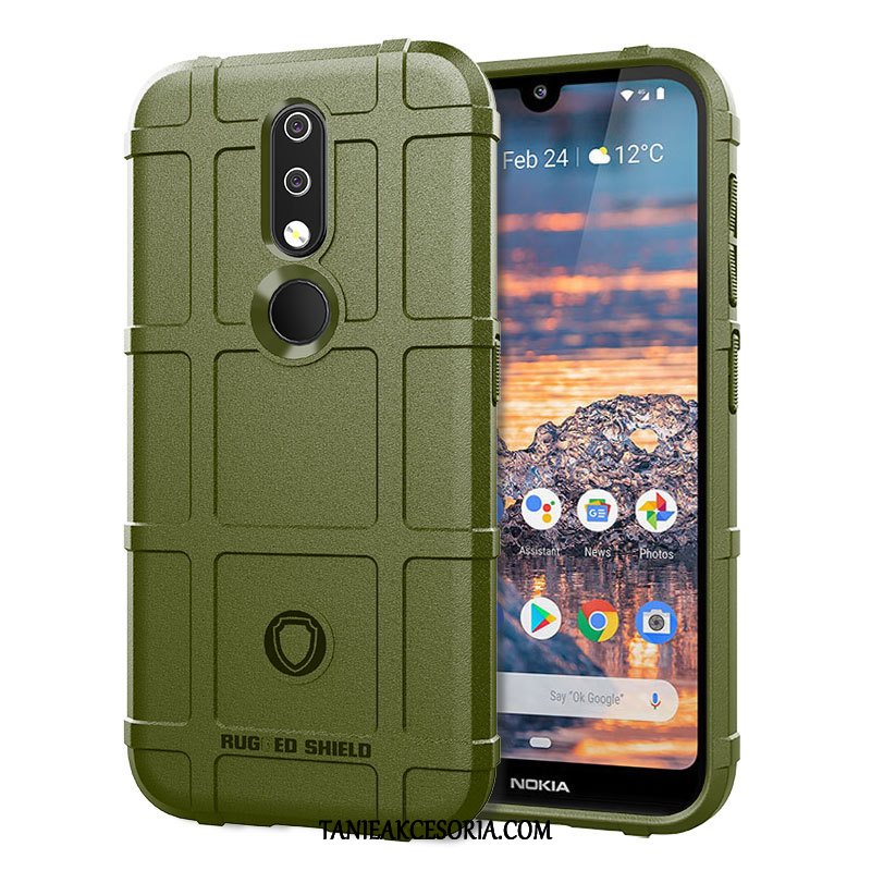 Etui Nokia 4.2 Dla Grubych Balon Taktyka, Pokrowce Nokia 4.2 All Inclusive Anti-fall Telefon Komórkowy Braun