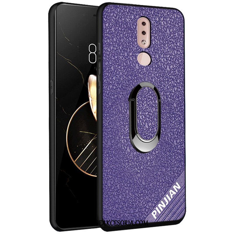 Etui Nokia 4.2 Miękki Eleganckie Wzór, Obudowa Nokia 4.2 Czarny Nubuku Silikonowe