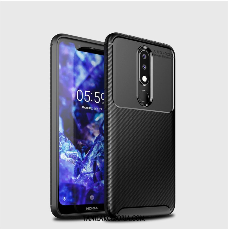 Etui Nokia 5.1 Czarny Telefon Komórkowy, Futerał Nokia 5.1