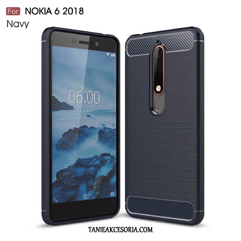 Etui Nokia 6.1 Czerwony Miękki All Inclusive, Obudowa Nokia 6.1 Ochraniacz Telefon Komórkowy Silikonowe