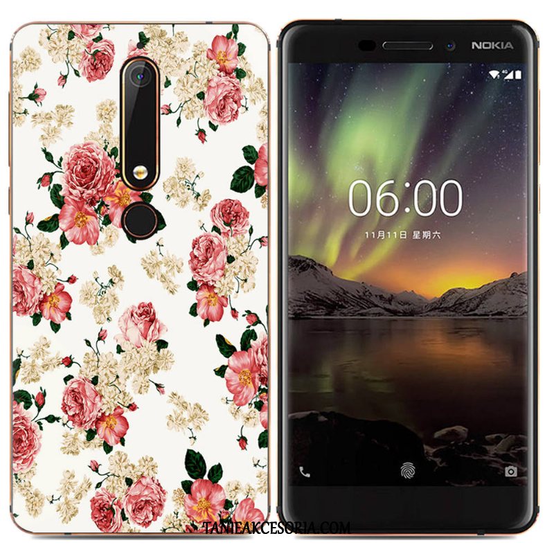 Etui Nokia 6.1 Kolor Proste Kreatywne, Obudowa Nokia 6.1 Miękki Kreskówka Tendencja