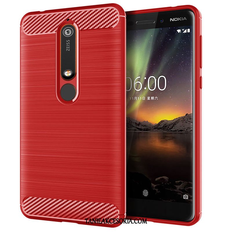 Etui Nokia 6.1 Silikonowe Telefon Komórkowy Czarny, Pokrowce Nokia 6.1 Anti-fall