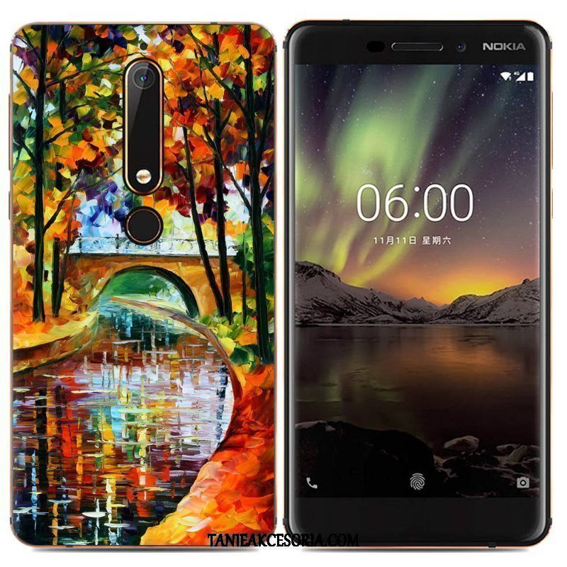 Etui Nokia 6.1 Telefon Komórkowy Miękki Tendencja, Obudowa Nokia 6.1 Kreatywne Kolor Kreskówka