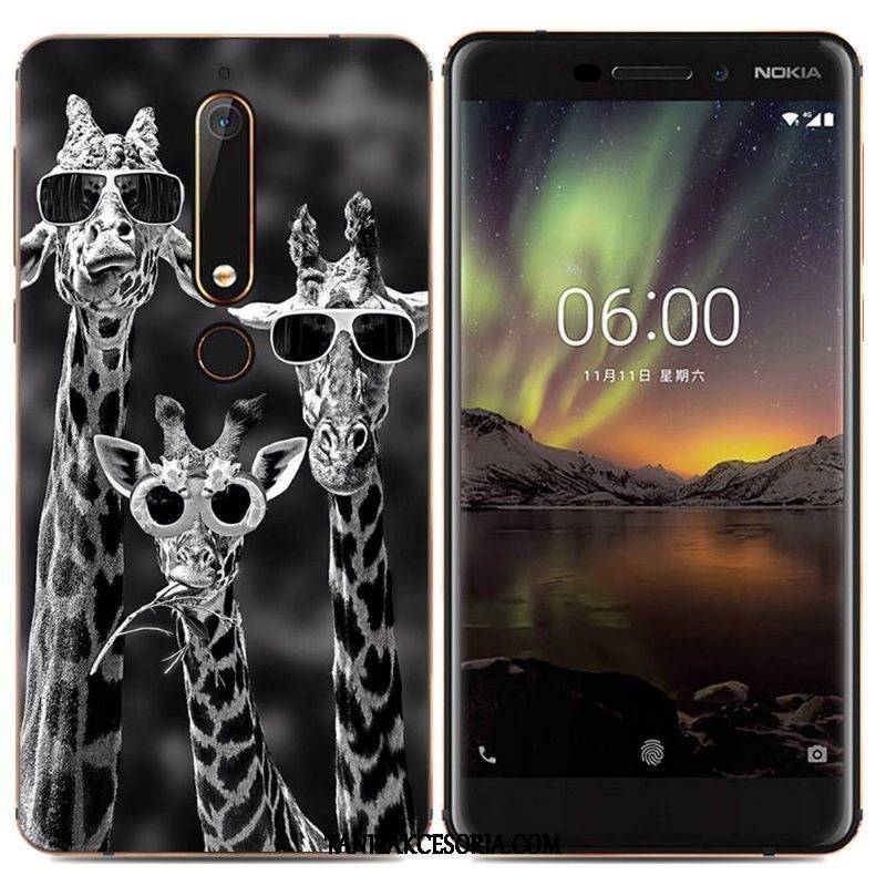 Etui Nokia 6.1 Telefon Komórkowy Miękki Tendencja, Obudowa Nokia 6.1 Kreatywne Kolor Kreskówka