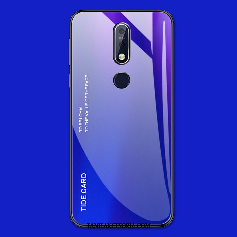 Etui Nokia 7.1 Ochraniacz Kreatywne All Inclusive, Futerał Nokia 7.1 Gradient Telefon Komórkowy Purpurowy