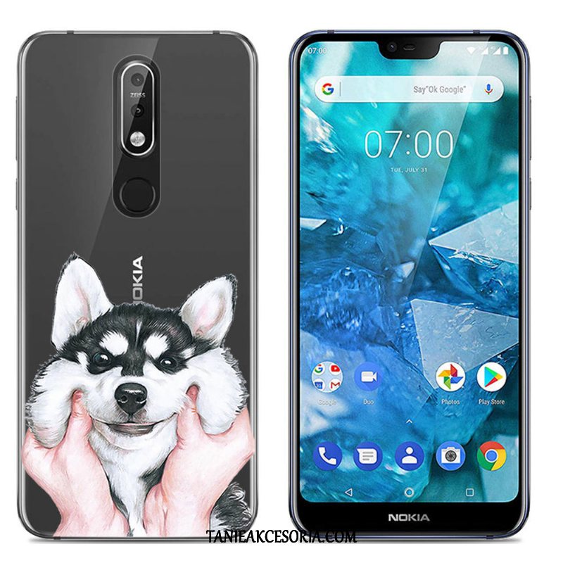 Etui Nokia 7.1 Telefon Komórkowy Kreatywne Silikonowe, Obudowa Nokia 7.1 Miękki Kolor