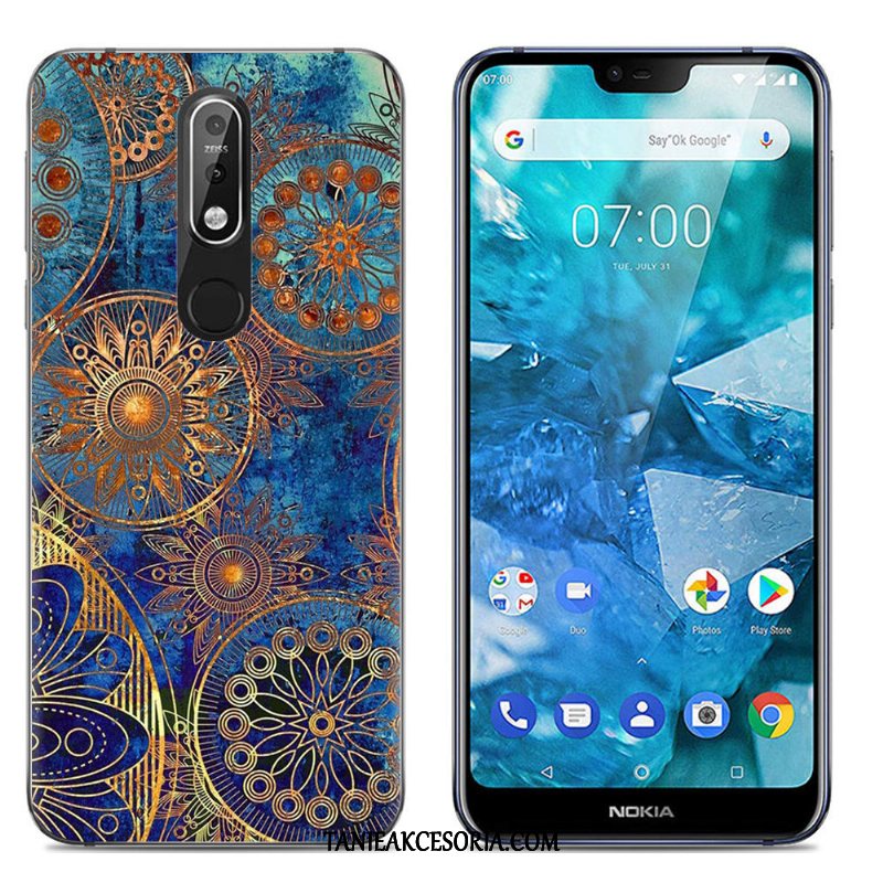 Etui Nokia 7.1 Telefon Komórkowy Kreatywne Silikonowe, Obudowa Nokia 7.1 Miękki Kolor