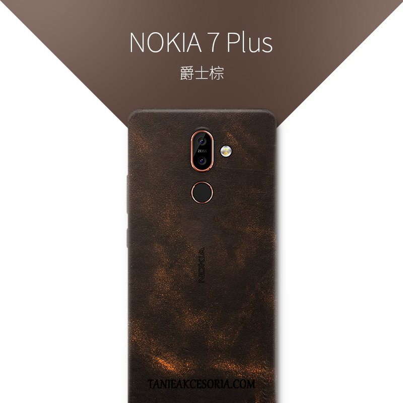 Etui Nokia 7 Plus Osobowość Cienkie Nowy, Futerał Nokia 7 Plus Telefon Komórkowy Ochraniacz Żółty