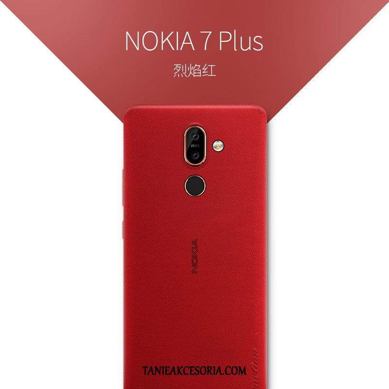 Etui Nokia 7 Plus Osobowość Cienkie Nowy, Futerał Nokia 7 Plus Telefon Komórkowy Ochraniacz Żółty