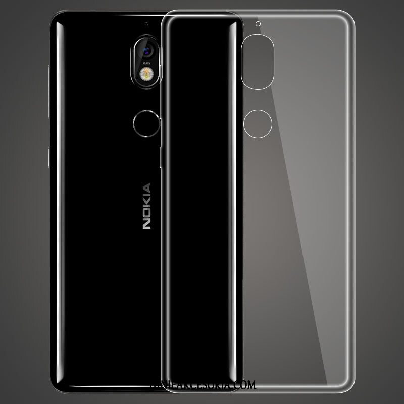 Etui Nokia 7 Plus Telefon Komórkowy All Inclusive Przezroczysty, Obudowa Nokia 7 Plus Anti-fall Silikonowe Lekki I Cienki