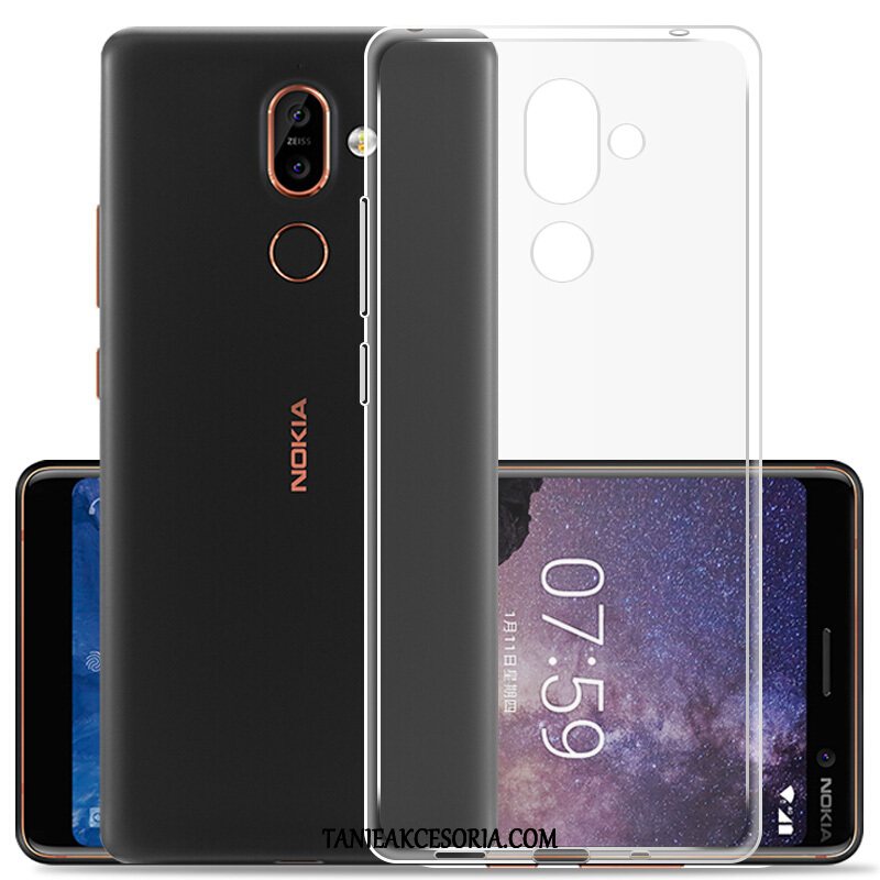 Etui Nokia 7 Plus Telefon Komórkowy All Inclusive Przezroczysty, Obudowa Nokia 7 Plus Anti-fall Silikonowe Lekki I Cienki