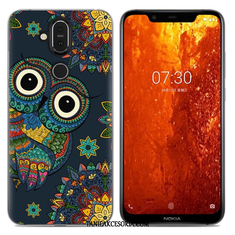 Etui Nokia 8.1 Telefon Komórkowy Anti-fall Kreskówka, Obudowa Nokia 8.1 Miękki All Inclusive Zielony