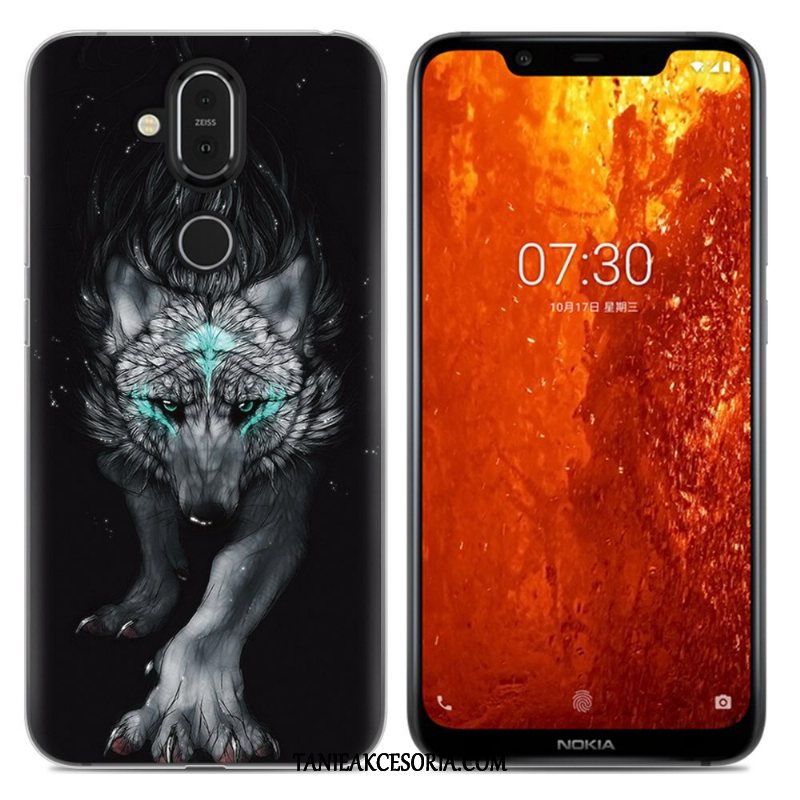 Etui Nokia 8.1 Telefon Komórkowy Anti-fall Kreskówka, Obudowa Nokia 8.1 Miękki All Inclusive Zielony