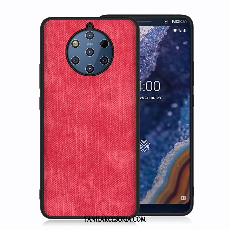 Etui Nokia 9 Pureview Ochraniacz Wzór Niebieski, Obudowa Nokia 9 Pureview Telefon Komórkowy Płótno Dla