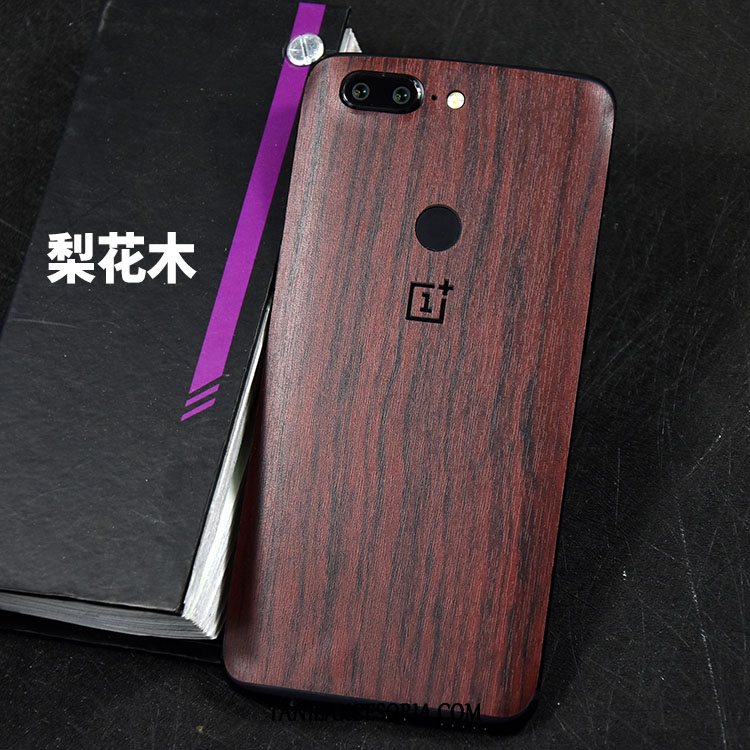 Etui Oneplus 5t Nubuku Telefon Komórkowy Kolor, Pokrowce Oneplus 5t Dekoracja Filmy Ziarno Drewna Braun