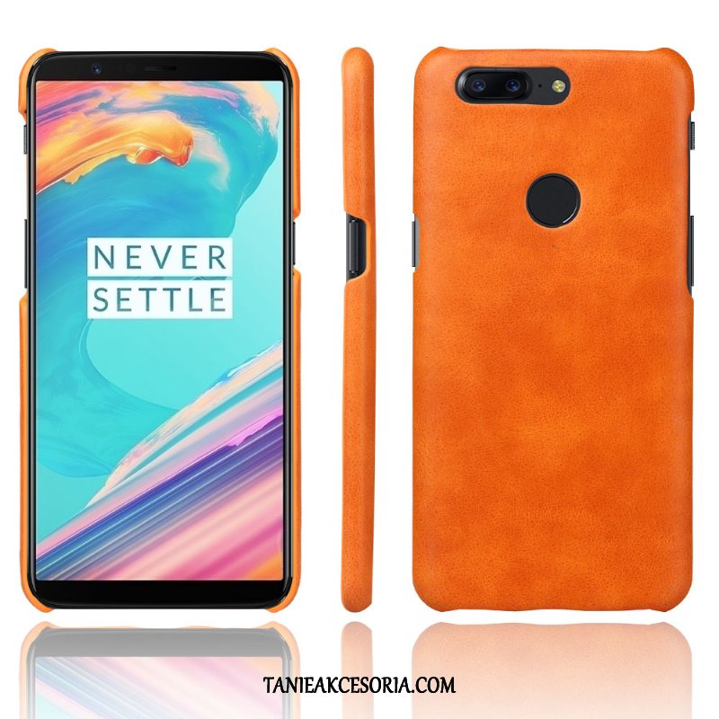 Etui Oneplus 5t Proste Czerwony Jakość, Pokrowce Oneplus 5t Skórzany Futerał Anti-fall Vintage