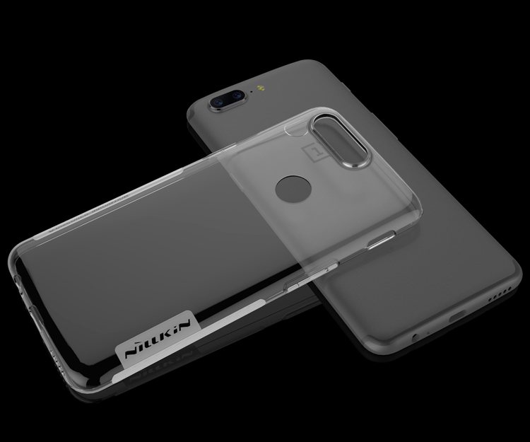 Etui Oneplus 5t Szary Ciemno Antypoślizgowe, Obudowa Oneplus 5t Miękki Silikonowe Złoto