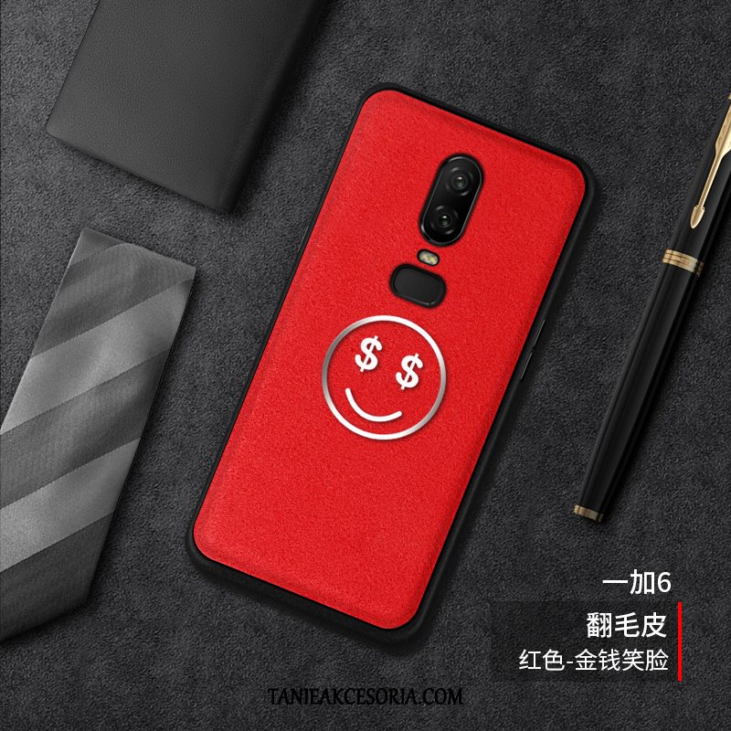 Etui Oneplus 6 Filmy Czerwony All Inclusive, Obudowa Oneplus 6 Wysoki Koniec Moda Oddychające