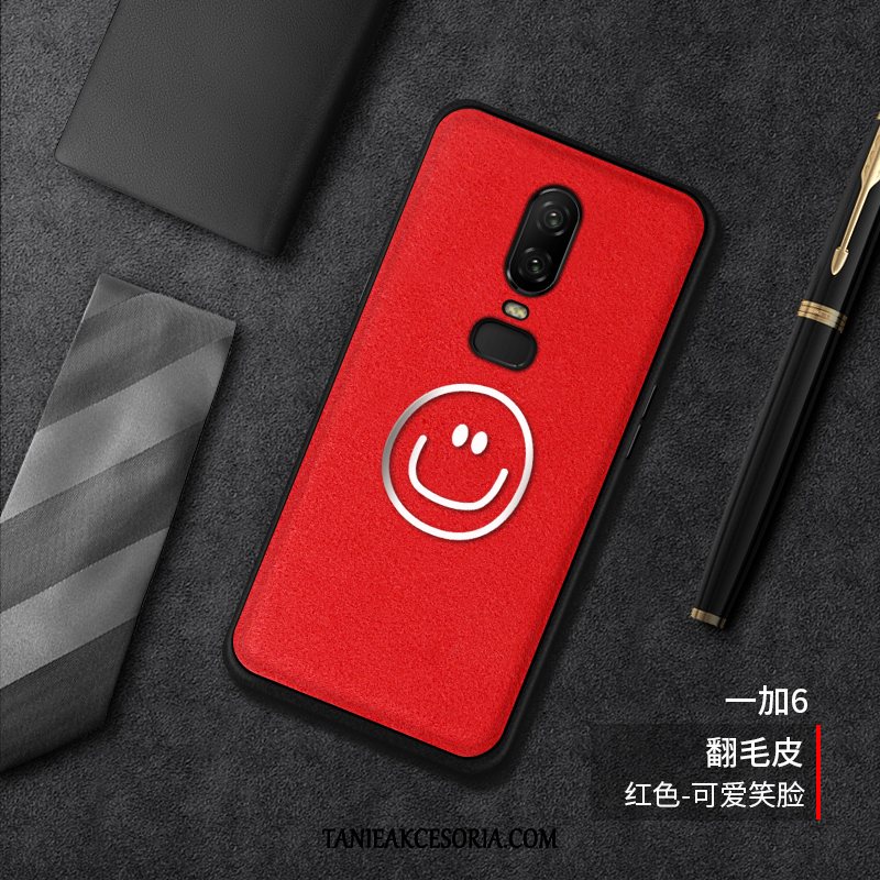 Etui Oneplus 6 Filmy Czerwony All Inclusive, Obudowa Oneplus 6 Wysoki Koniec Moda Oddychające