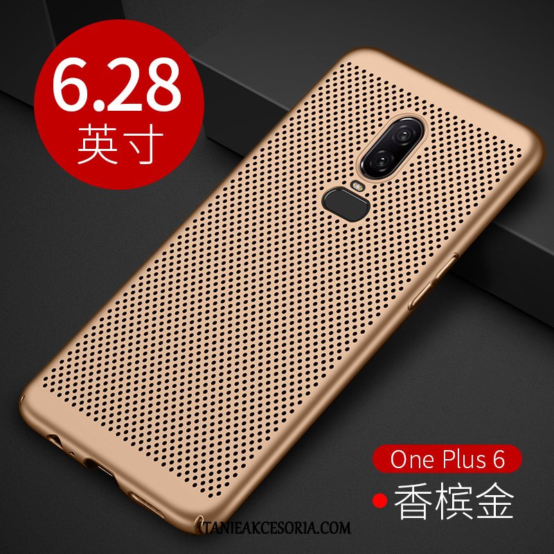 Etui Oneplus 6 Ochraniacz All Inclusive Koronka, Obudowa Oneplus 6 Chłodzenie Różowe Złoto Trudno