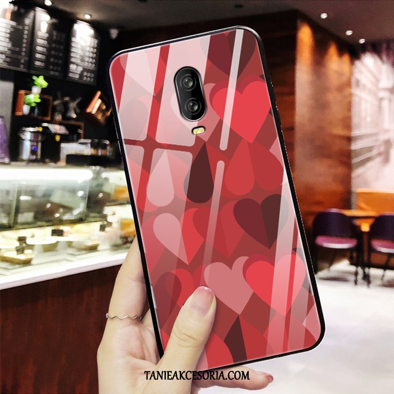 Etui Oneplus 6t All Inclusive Cienkie Szkło Hartowane, Futerał Oneplus 6t Nowy Czerwony Silikonowe