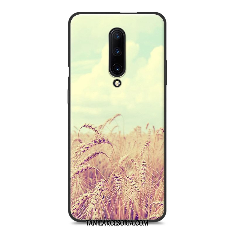 Etui Oneplus 7 Pro All Inclusive Telefon Komórkowy Miękki, Obudowa Oneplus 7 Pro Czerwony Netto Modna Marka Nubuku