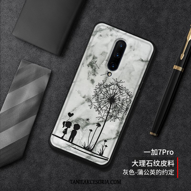 Etui Oneplus 7 Pro Ochraniacz Kreatywne Telefon Komórkowy, Obudowa Oneplus 7 Pro Szary Wzór Moda