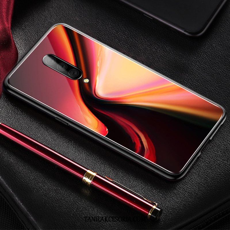 Etui Oneplus 7 Pro Purpurowy Miękki Proste, Futerał Oneplus 7 Pro Cienkie Lustro Anti-fall