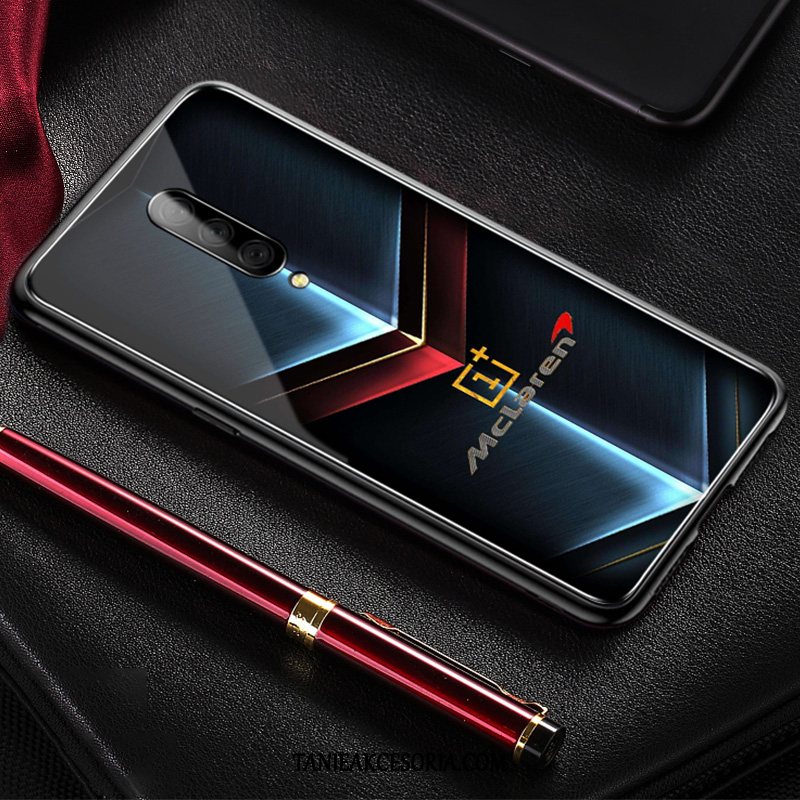 Etui Oneplus 7 Pro Purpurowy Miękki Proste, Futerał Oneplus 7 Pro Cienkie Lustro Anti-fall