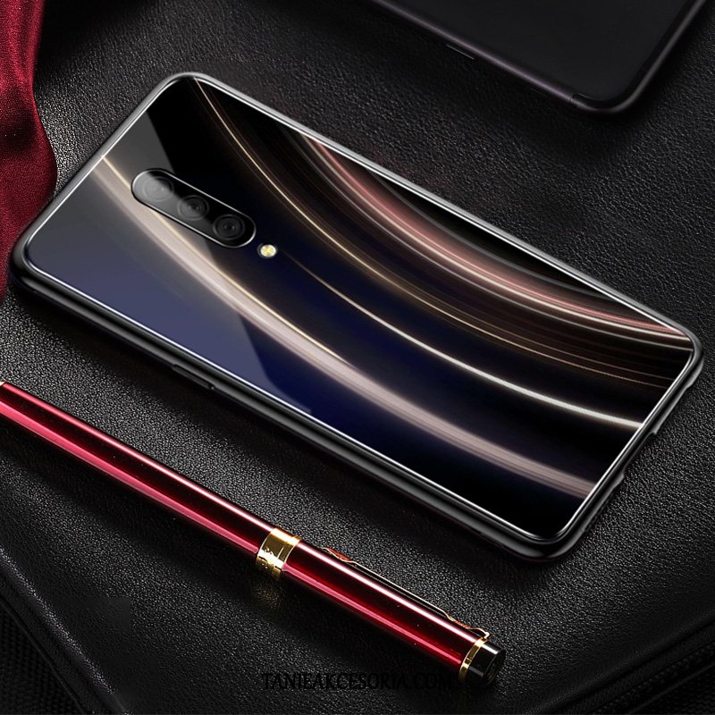 Etui Oneplus 7 Pro Purpurowy Miękki Proste, Futerał Oneplus 7 Pro Cienkie Lustro Anti-fall