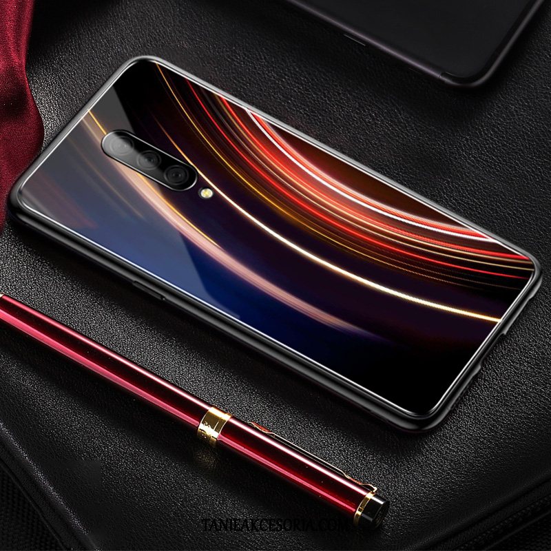 Etui Oneplus 7 Pro Purpurowy Miękki Proste, Futerał Oneplus 7 Pro Cienkie Lustro Anti-fall